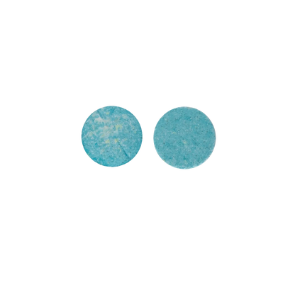 Nemacor Maxx 4,"Two blue round tablets side by side"