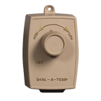 Pet Heat Mat with Rheostat,"Beige temperature control dial with hanging tab"