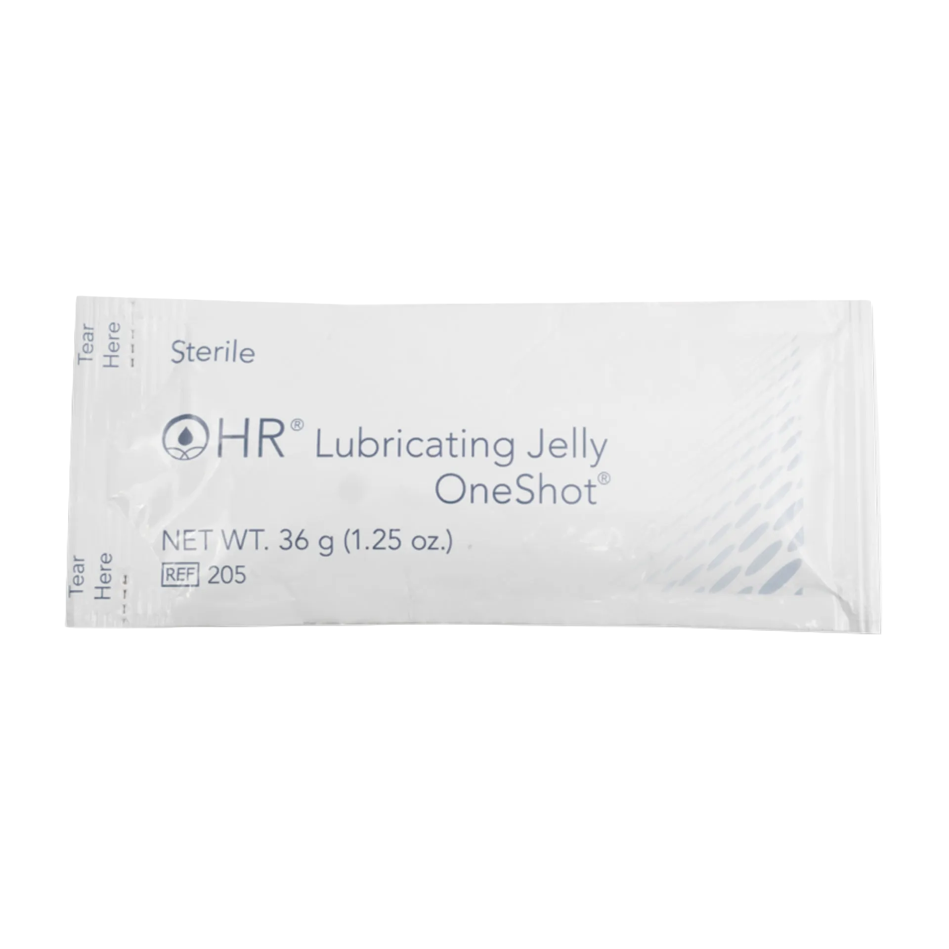 HR Sterile Lubricating Jelly One Shot,"Single-use lubricating jelly packet"