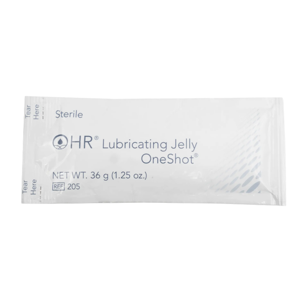 HR Sterile Lubricating Jelly One Shot,"Single-use lubricating jelly packet"