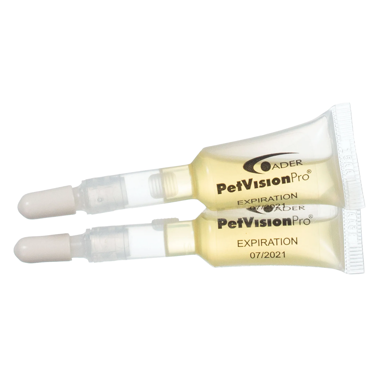 PetVisionPro®,"Two squeeze tubes with applicator caps"