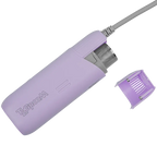 Mini Portable Neck Dryer by TZGroom,"Purple handheld dryer with detached guard cap"