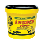Legacy Joint Support for Senior Horses,"Yellow plastic tub with black lid"