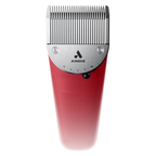 Vida Cordless Clipper by Andis,"Red clipper with silver blade head"