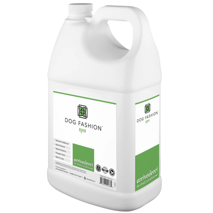 Arrivederci De-shedding Conditioner,"White gallon jug with handle and front label"