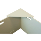 MagnaBox Seat,"Cream triangular corner seat panel"