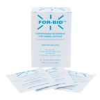 For-Bid™ for Dogs, Cats, and Horses,"Product box with individual packets in front"
