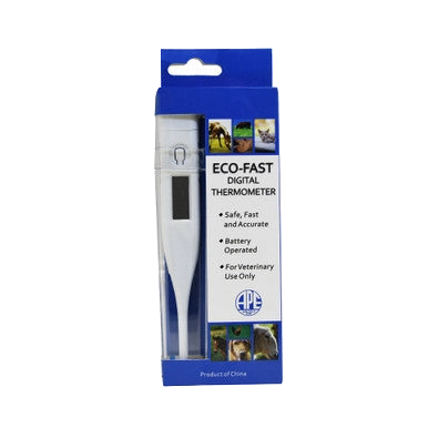 Basic Whelping/Queening Area Bundle,"Blue digital thermometer in retail packaging"