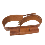Bite Bar for phantom,"Brown leather strap with padded front section"