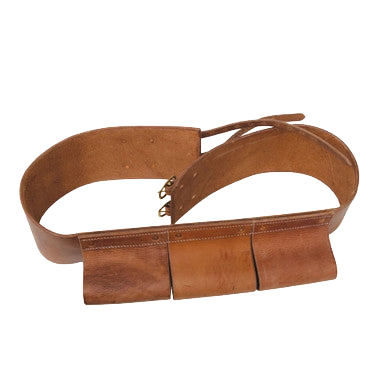 Bite Bar for phantom,"Brown leather strap with padded front section"
