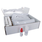 IgG Immunocheck,"Open kit box with vials, packets, and two dropper bottles"