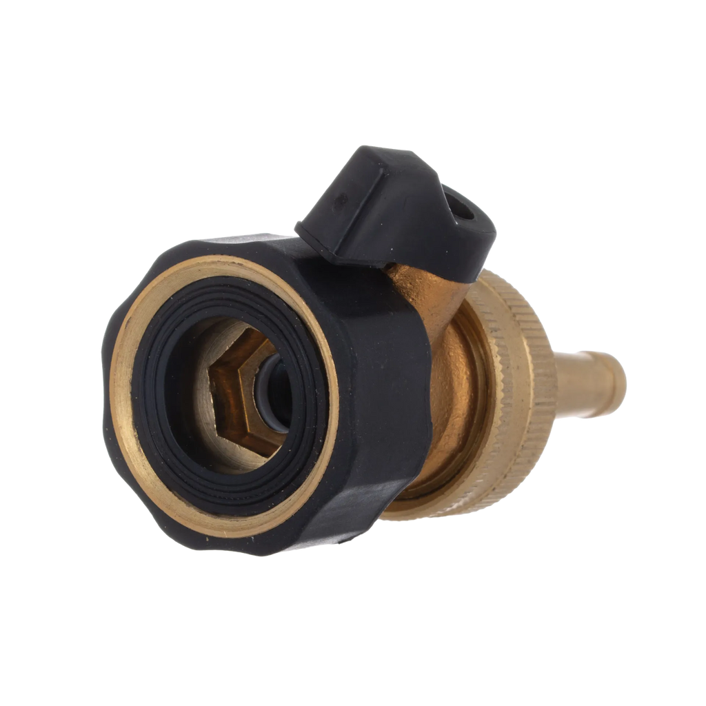 ARS Retained Placenta Kit,"Brass hose connector with black swivel grip and side valve"