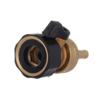 ARS Retained Placenta Kit,"Brass hose connector with black swivel grip and side valve"
