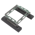 Floating Straw Rack,"Metal rack with dark foam pontoons"
