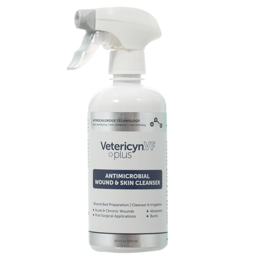 Vetericyn® VF Plus Wound & Skin Care,"White spray bottle with trigger nozzle"