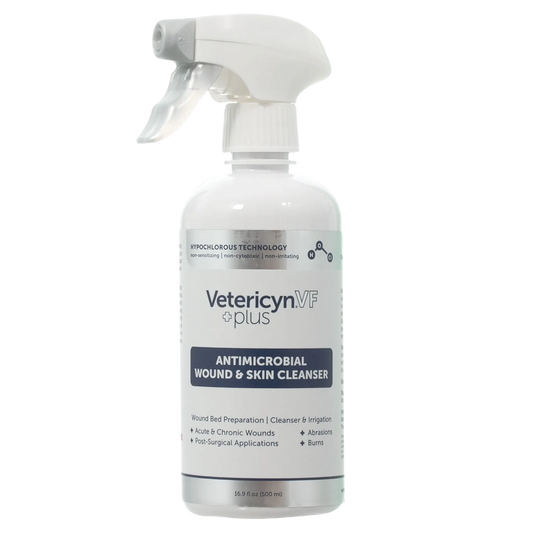 Vetericyn® VF Plus Wound & Skin Care,"White spray bottle with trigger nozzle"
