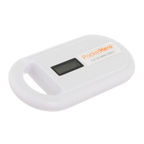Pocket Hero™ ISO Microchip Scanner,"White handheld scanner with small display screen"