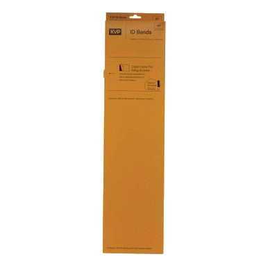 KVP ID Bands,"Packaged identification bands in sealed plastic sleeve"