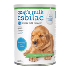 Goats Milk Esbilac® Puppies,"Can of milk replacer with puppy image on label"