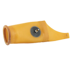 Missouri Style AV (Latex Liner Only),"Amber tapered latex liner with valve"