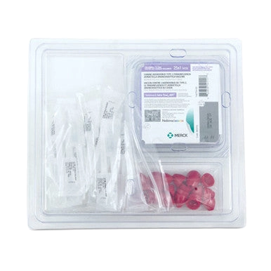 Nobivac® Intra-Trac®<sub>3</sub> ADT,"Clear blister pack with droppers, vial tray, and pink caps"