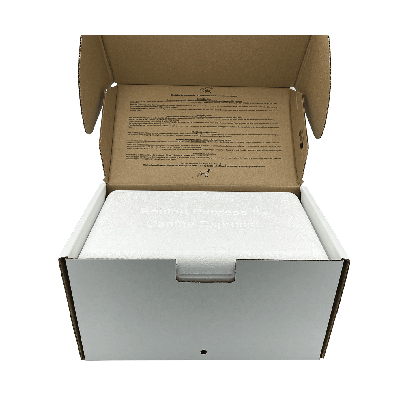 Canine Express Disposable Semen Shipper Special