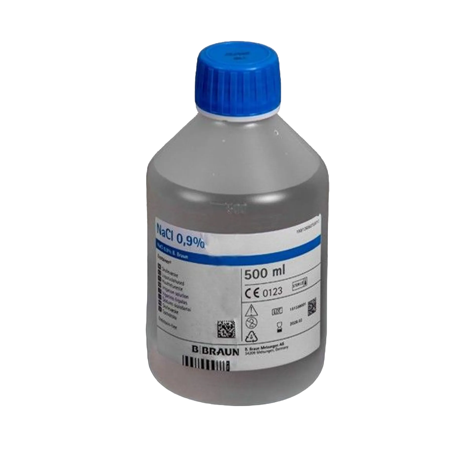 Flexineb® Saline Solution,"500 ml bottle with blue screw cap"