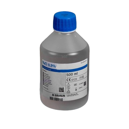 Flexineb® Saline Solution,"500 ml bottle with blue screw cap"