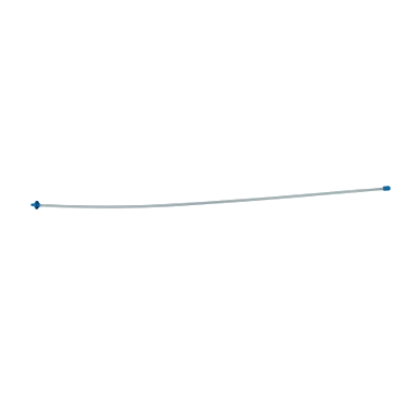 IUI Universal Pipette,"Long clear pipette with blue tip and handle"