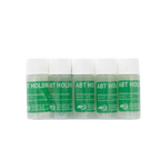 ABT360 Holding Media,"Five green bottles with white caps"