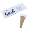 Udderly EZ Horse Milker,"Tan feeding nipple with white screw cap and product tag"