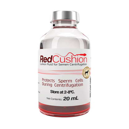 Botu Red Cushion,"Glass vial with silver cap and red liquid"