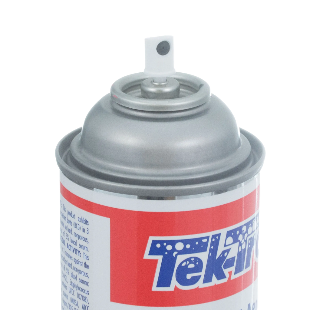 Tek-Trol® Disinfectant,"Aerosol can top with white spray nozzle"