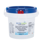 Wysiwash® Sanitizing System,"White bucket with blue lid and red latch, front view"
