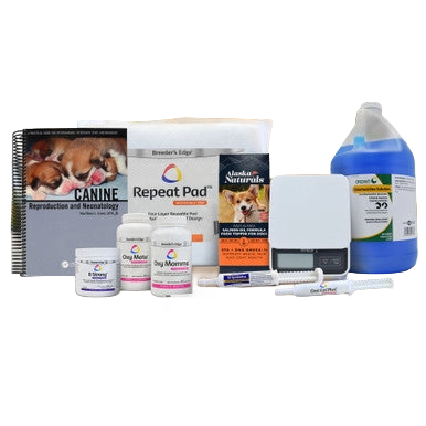 Dr. Greer's Passport to Breeding Success Bundle,"Book with repeat pad, bottles, syringe, test strips, scale and blue jug"