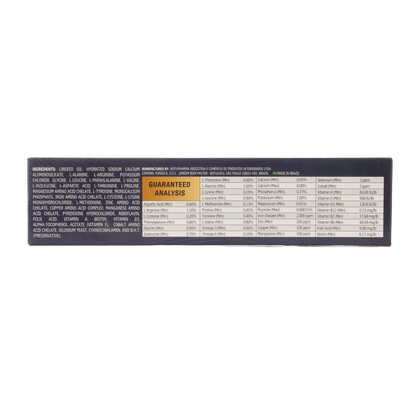 Botumix Newborn Supplement,"Side view of box with ingredients and analysis panel"