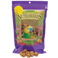 Lafeber Gourmet Sunny Orchard Nutri-Berries,"Purple resealable bag with parrot graphic and berry pieces"