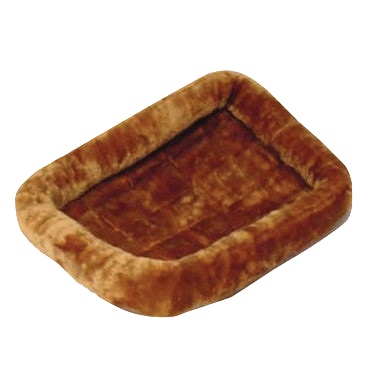 Quiet Time Pet Beds,"Brown rectangular plush pet bed"