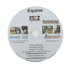 Udderly EZ Horse Milker,"Printed instructional DVD disc with horse photos"