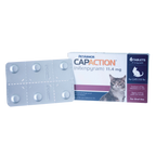 CapAction®,"Box with cat image and six-tablet blister pack"