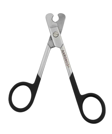 Aaronco Grreat Grip Pet Nail Scissor,"Metal pet nail scissor with black finger loops"