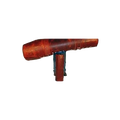 Padded Quick Adjust Post Cover,"Brown angled padded cover with vertical post attachment"