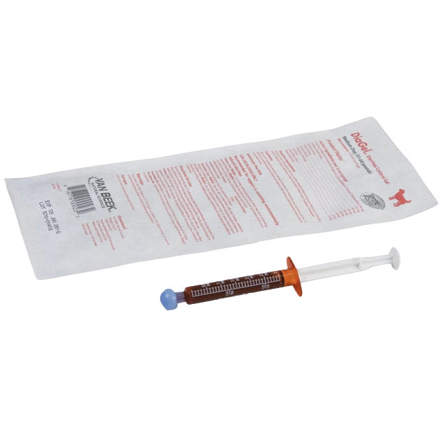 "DiaGel® for Dogs, Cats, and Horses","Oral syringe with gel and white packet"