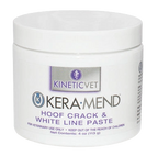 Kera-Mend™ Hoof Crack and White Line Paste,"White plastic jar with screw-top lid"