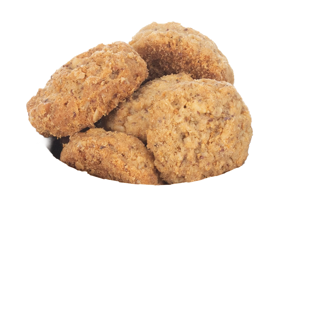 Caitec Oven Fresh Bites Parrot Cookies,"Four round crumb-coated cookies"