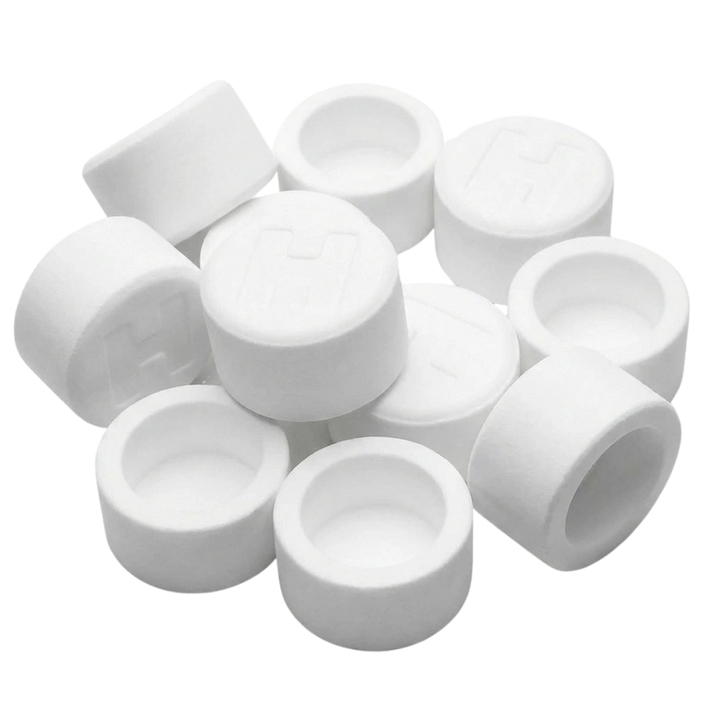 Puppywarmer Oxygen Concentrator Replacement Parts,"Set of white cylindrical caps and inserts"