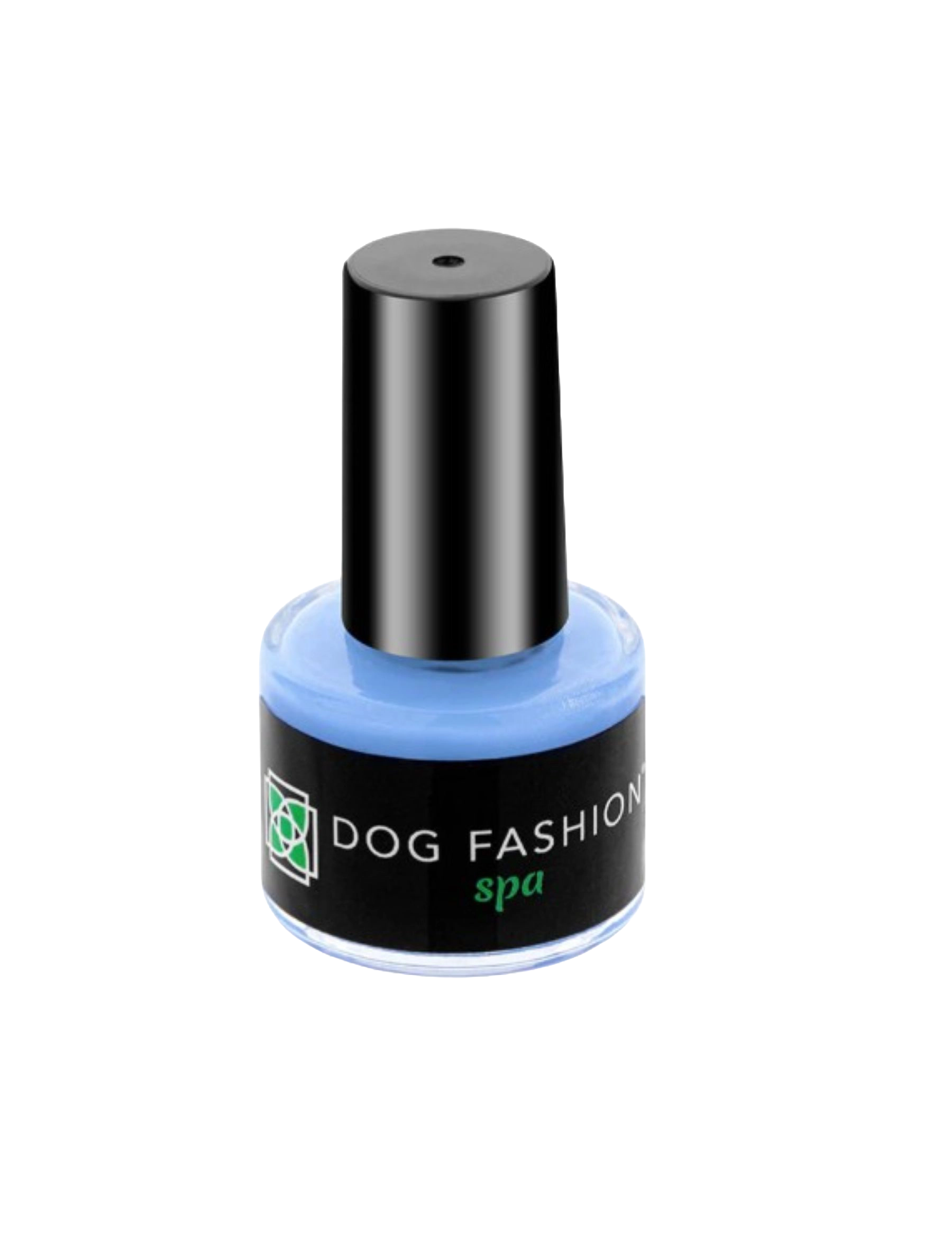 Non-toxic Nail Polish,"Light blue nail polish bottle with black cap"