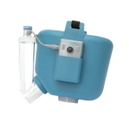 Flexineb® E3 Portable Equine Nebulizer Complete System with 2 Standard Med Cups,"Blue nebulizer mask with clear medication cup and control unit"