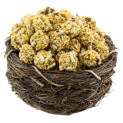 Lafeber Gourmet El Paso Nutri-Berries,"Basket filled with round seed and grain clusters"