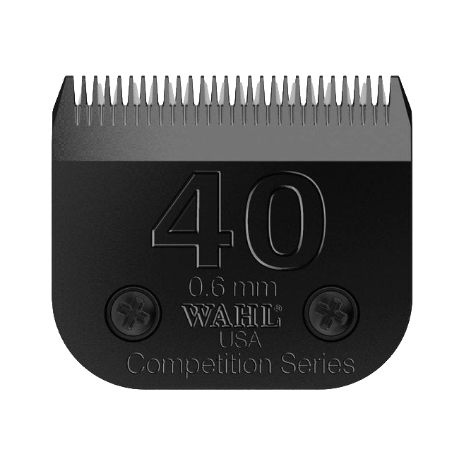Wahl® Ultimate Competition Series Blades,"Metal clipper blade with black size plate"